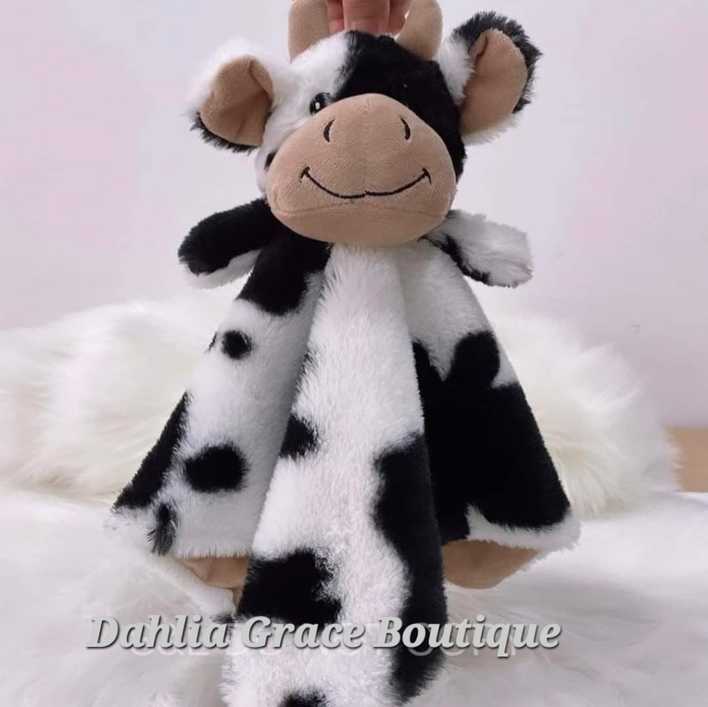 Cow/Highland Lovey Fleece NEW - Picture 2 of 8